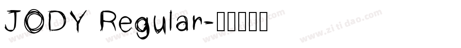 JODY Regular字体转换